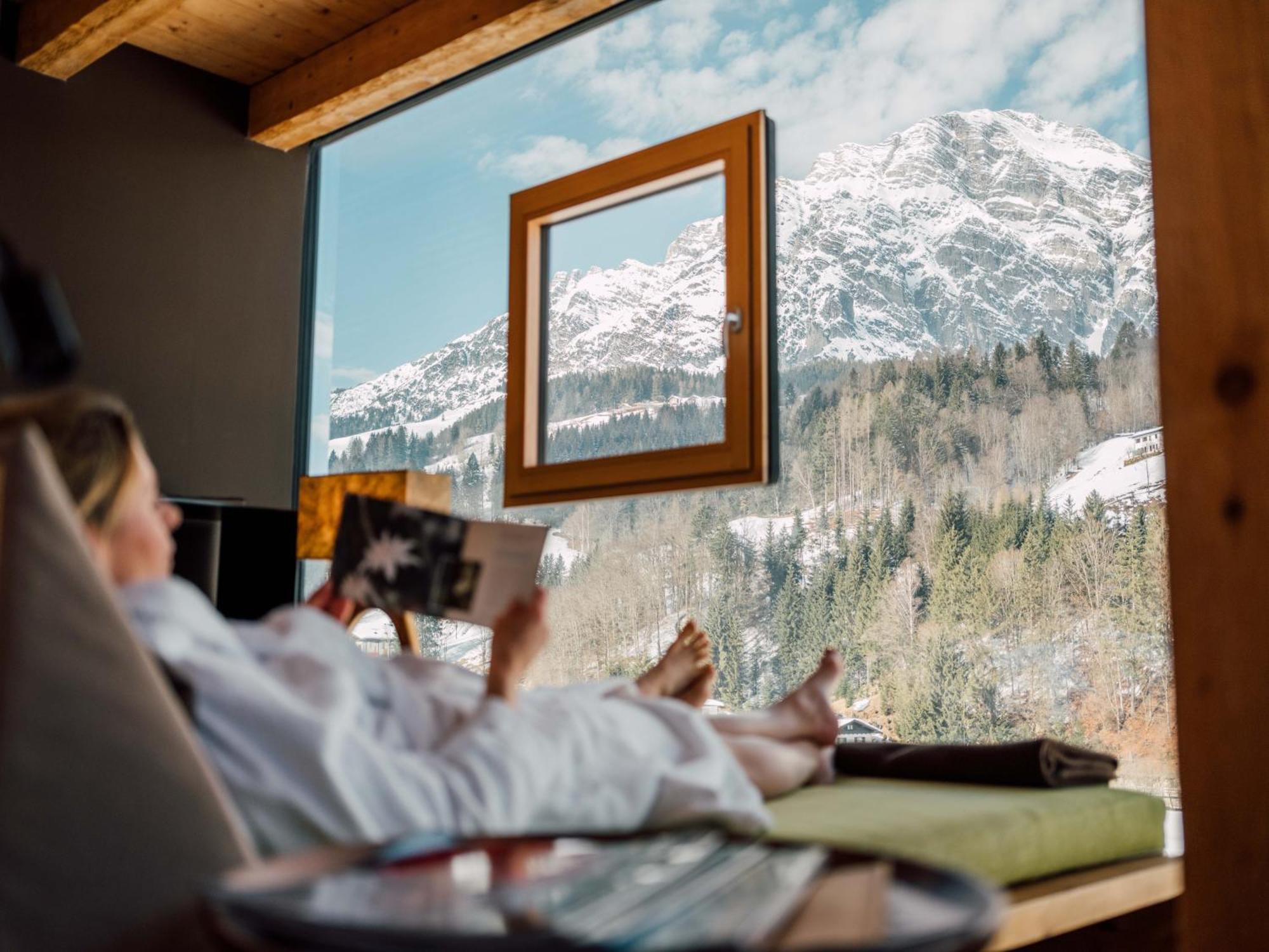 Hotel Der Loewe Lebe Frei Leogang Exterior photo